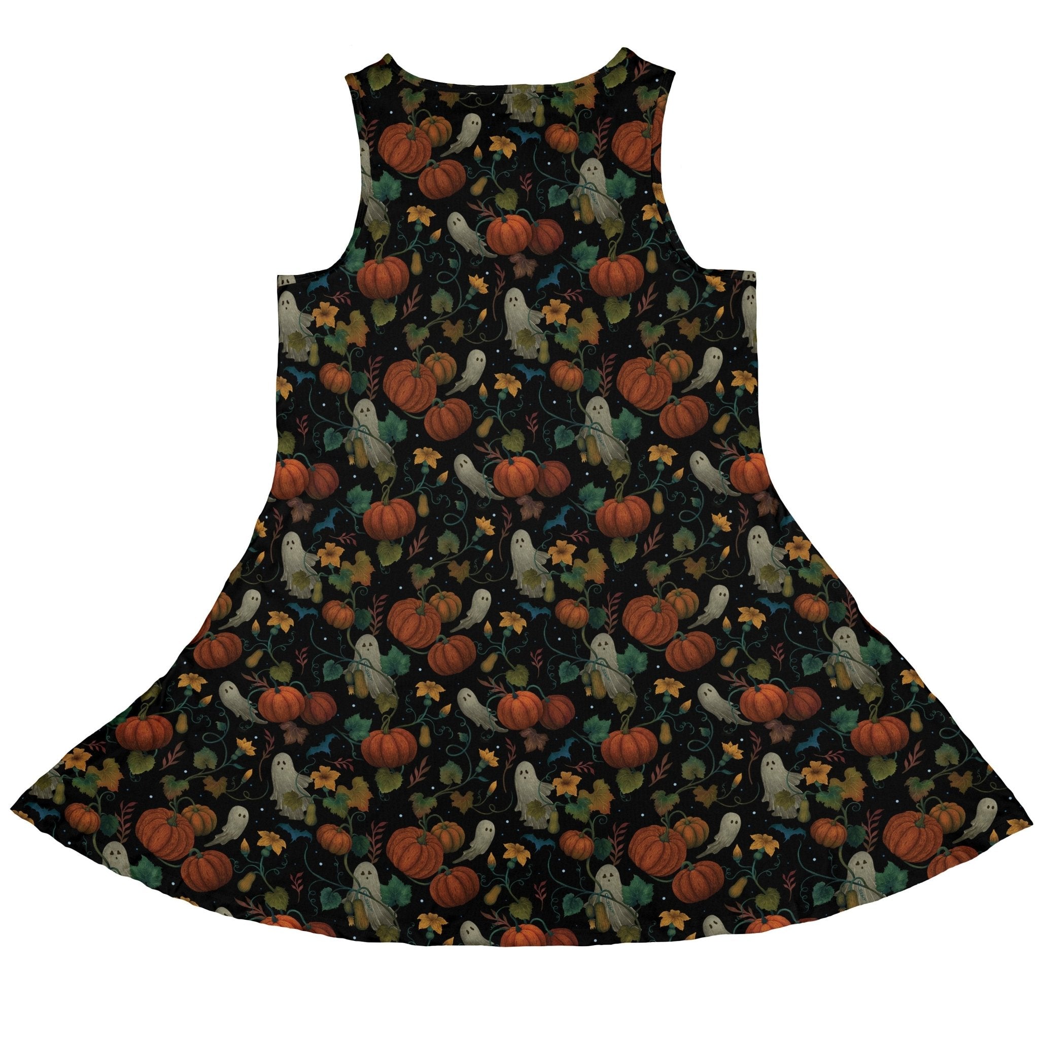 Pumpkin Ghosts Dress Geek Nerd 0925 Design by Episodic Fantasy Prints