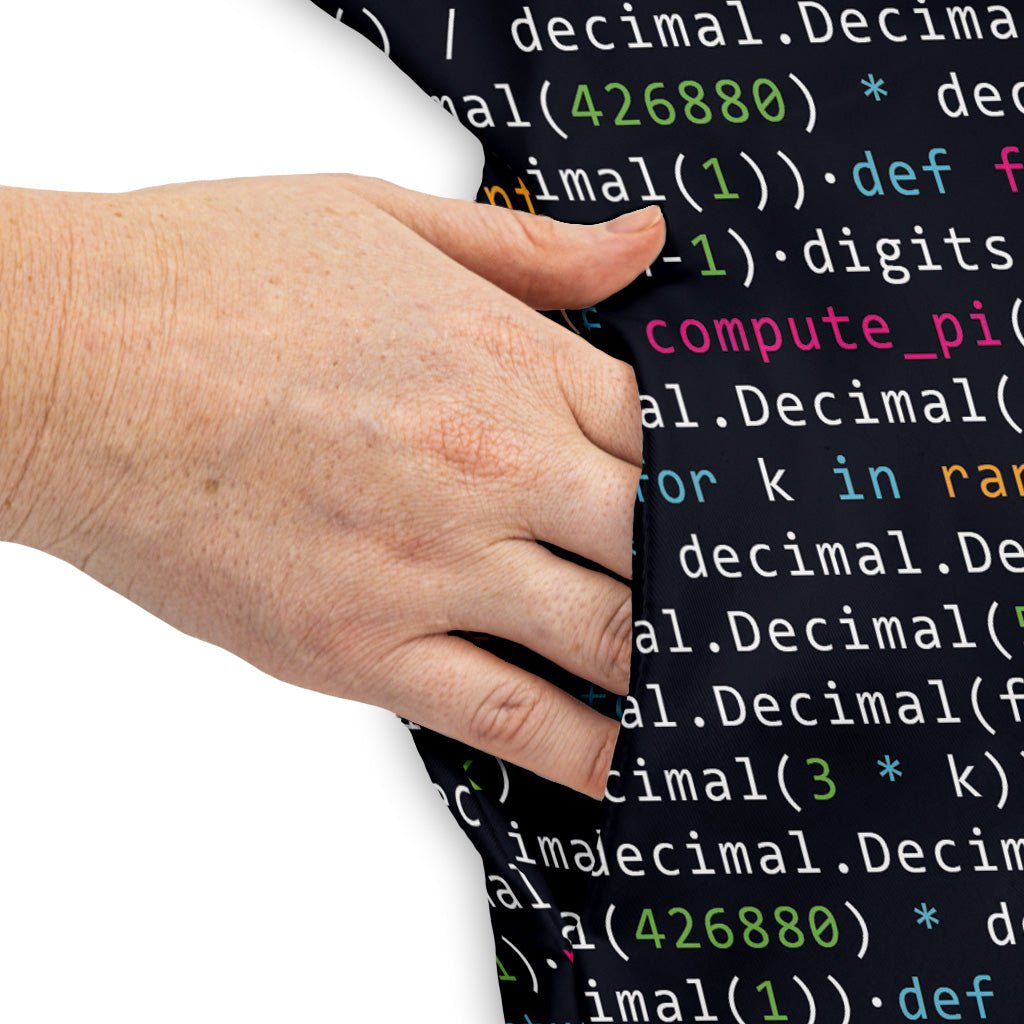 Python Pi Dress Geek Nerd computer print lx - C