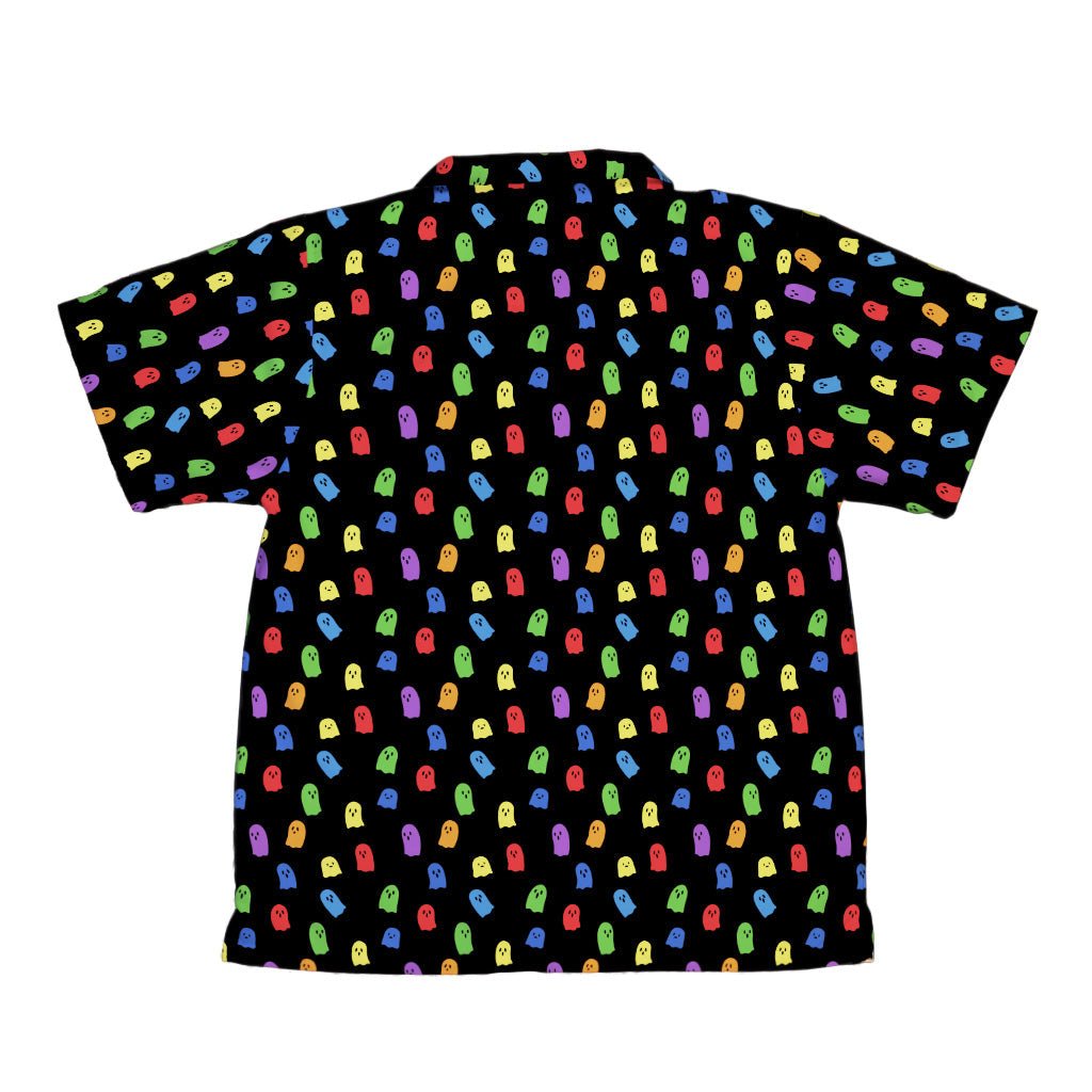 Rainbow Kawaii Ghosts Youth Hawaiian Shirt Geek Nerd 0925 Anime Design by Tobe Fonseca