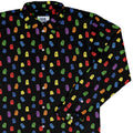 Rainbow Kawaii Ghosts Long Sleeve Button Up Shirt Geek Nerd 0925 adult sizing All Adult Button Up Shirts