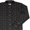 Rainbow LGBTQ+ Pride Dnd Dice Long Sleeve Button Up Shirt Geek Nerd adult sizing Design by Heather Davenport dnd & rpg print