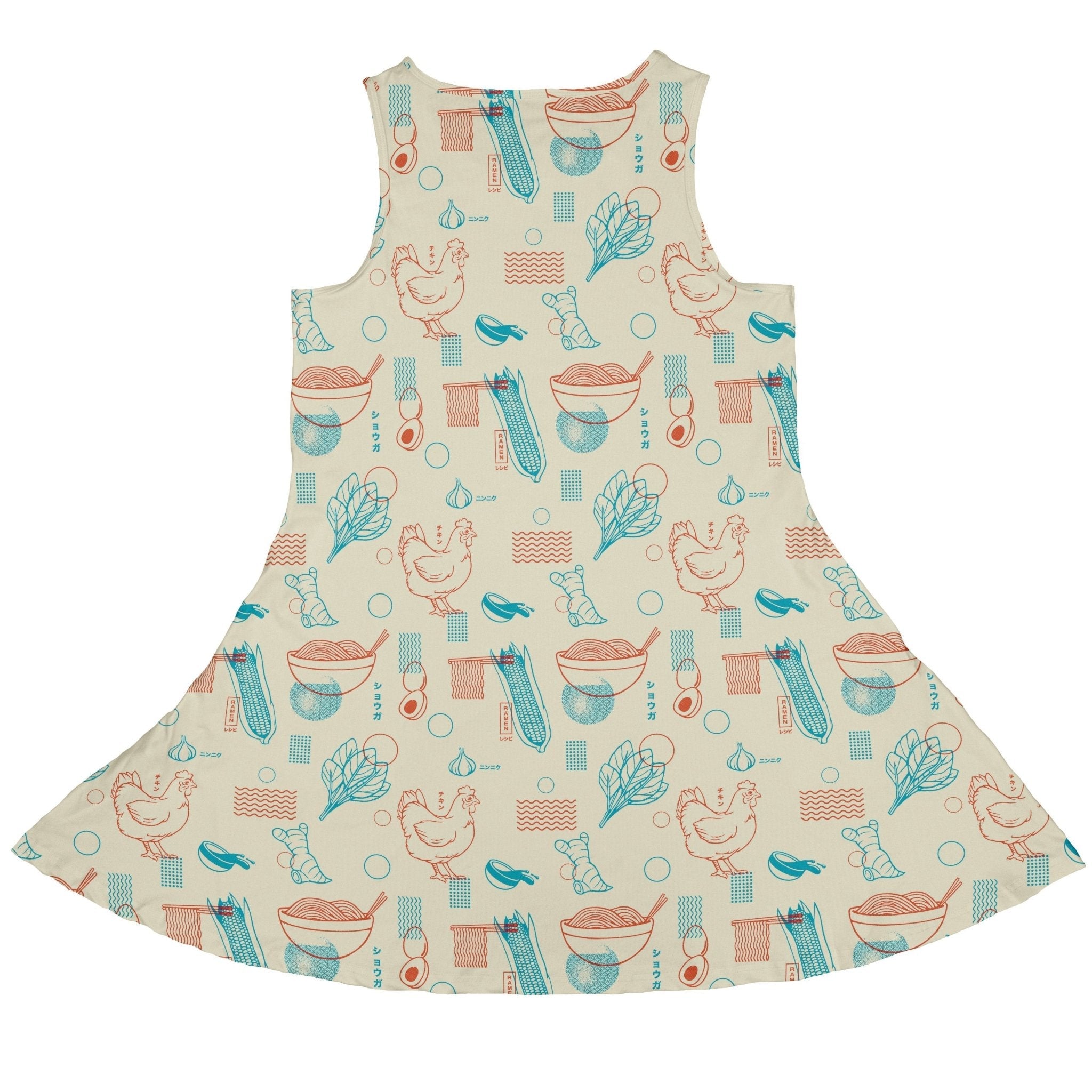 Ramen Recipe Japanese Dress Geek Nerd Anime Design by Tobe Fonseca lx - C