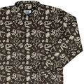 Retro Fossils and Dinosaurs Long Sleeve Button Up Shirt Geek Nerd adult sizing Design by Tobe Fonseca dinosaur print