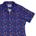 Retro Star Dice Curvy Button Up Shirt Geek Nerd Design by Heather Davenport dnd & rpg print q225