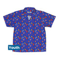 Retro Star Dice Youth Hawaiian Shirt Geek Nerd Design by Heather Davenport dnd & rpg print q225