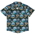 Rio Janeiro Wonder Button Up Shirt Geek Nerd 0925 adult sizing All Adult Button Up Shirts