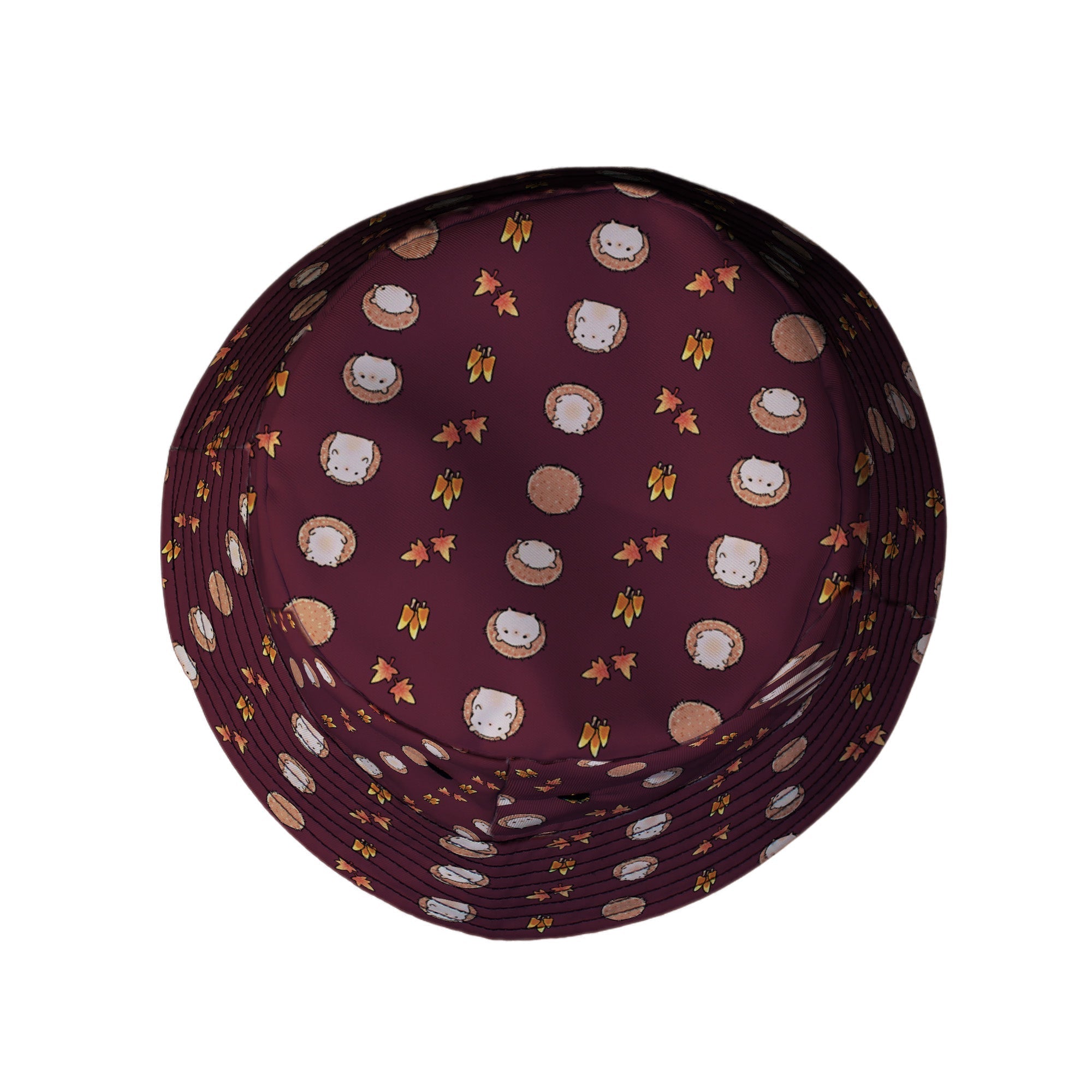 Rolling Hedgehogs Bucket Hat Geek Nerd 0925 Animal Patterns Design by Ardi Tong