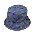 Scary Anime Chibi Stickers purple green Bucket Hat Geek Nerd halloween lx - B q4