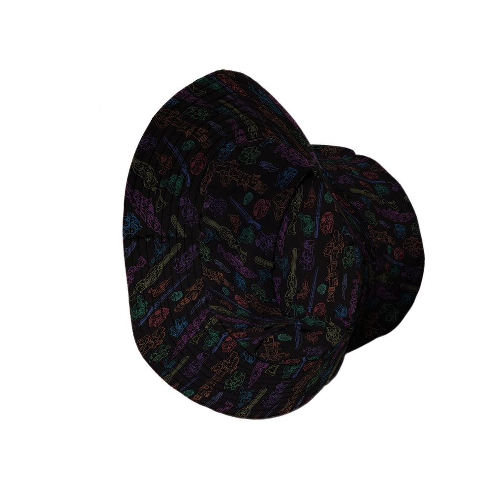 Sci Fi Weapons Bucket Hat