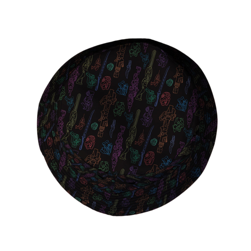 Sci Fi Weapons Bucket Hat
