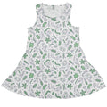 Science Green Microbes White Dress Geek Nerd lx - C science print