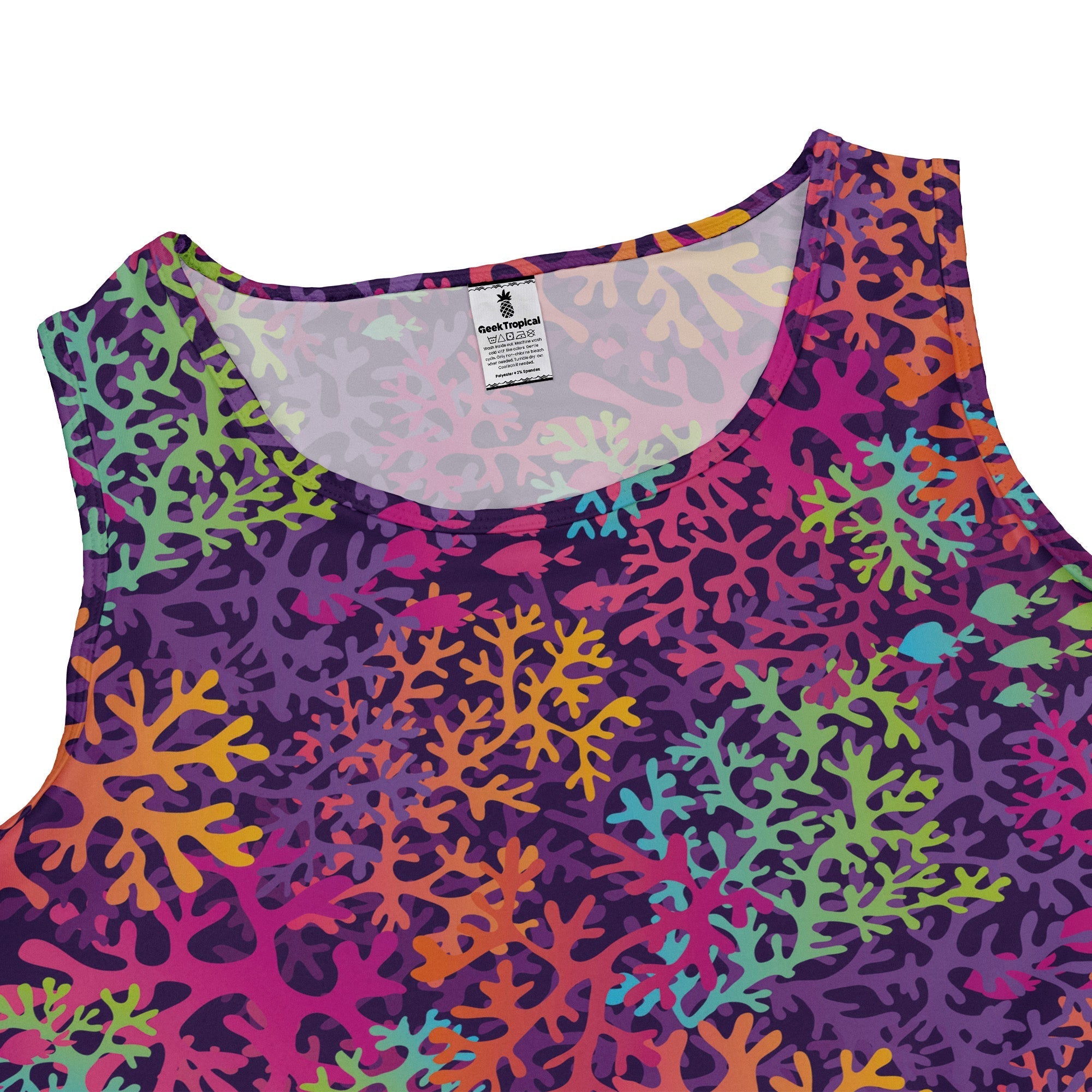 Science Marine Biology Rainbow Coral Dress Geek Nerd lx - C Maximalist Patterns science print