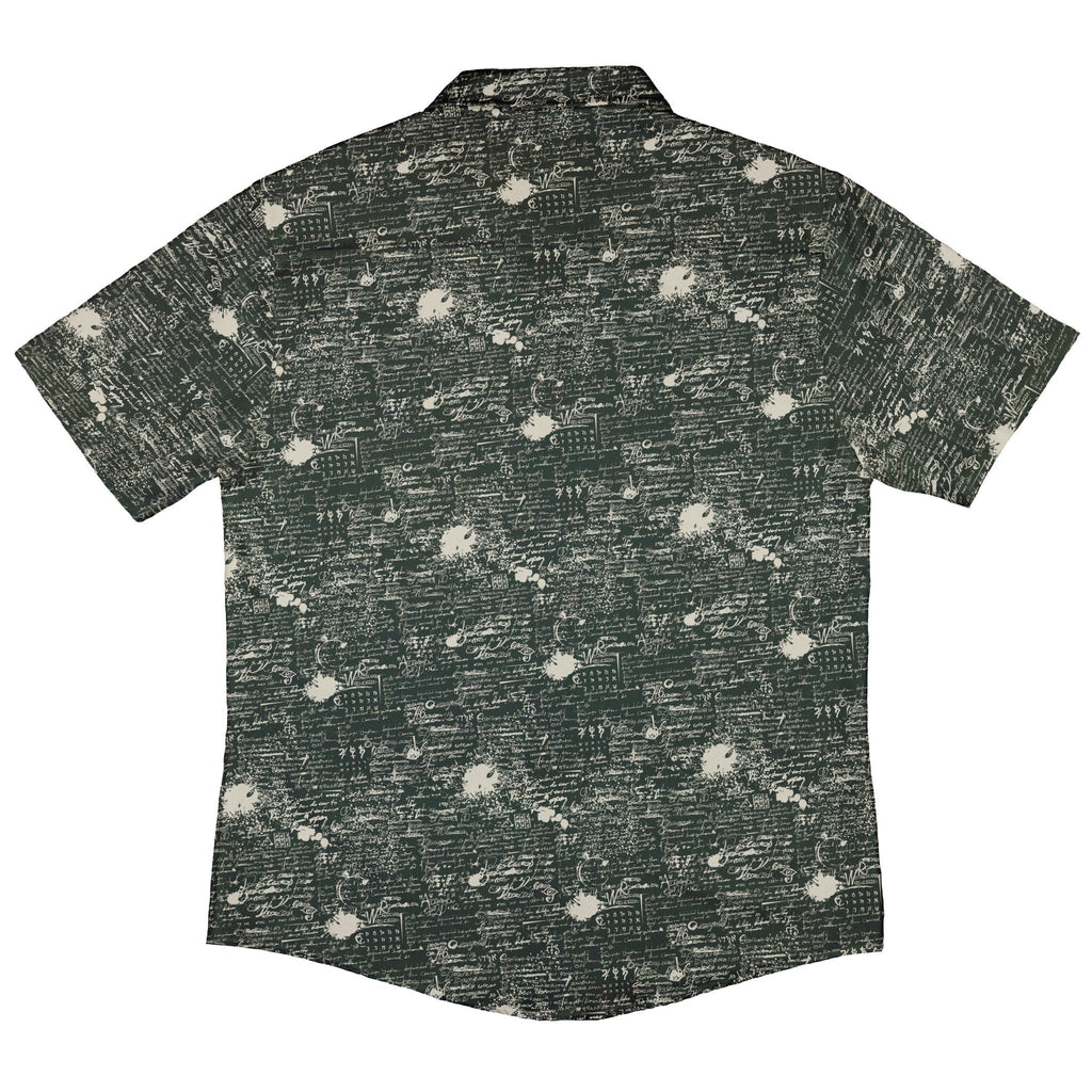 Scripted Ink Button Up Shirt - adult sizing - Book Prints -