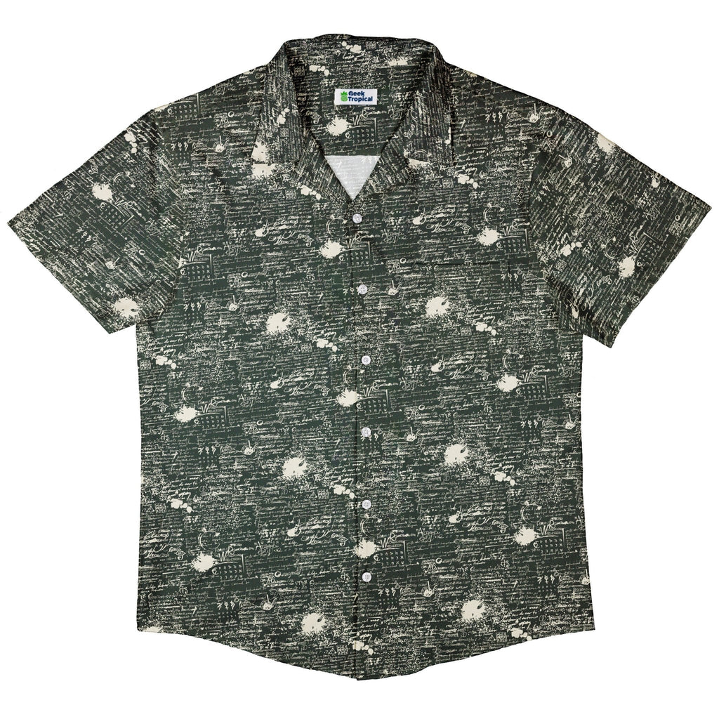 Scripted Ink Button Up Shirt - adult sizing - Book Prints -