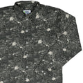 Scripted Ink Long Sleeve Button Up Shirt Geek Nerd adult sizing Book Prints FLOW DESC WRITING