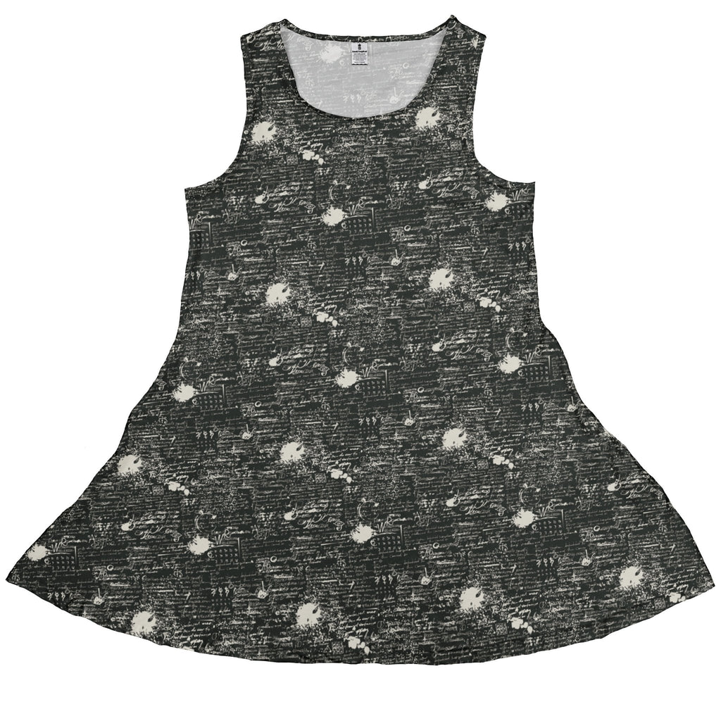 Scripted Ink Dress Geek Nerd Book Prints lx - C