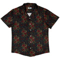 Serpent and Rose Button Up Shirt Geek Nerd 0925 adult sizing All Adult Button Up Shirts