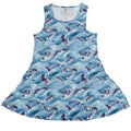 Serpent Of The Sea Blue Anime Dress Geek Nerd Anime Design by Claire Murphy Fantasy Prints