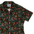 Serpentine Blossom Curvy Button Up Shirt Geek Nerd 0925 All Adult Button Up Shirts Animal Patterns