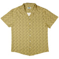 Shakespeare Tan Monochrome Button Up Shirt - adult sizing - Book Prints - Simple Patterns