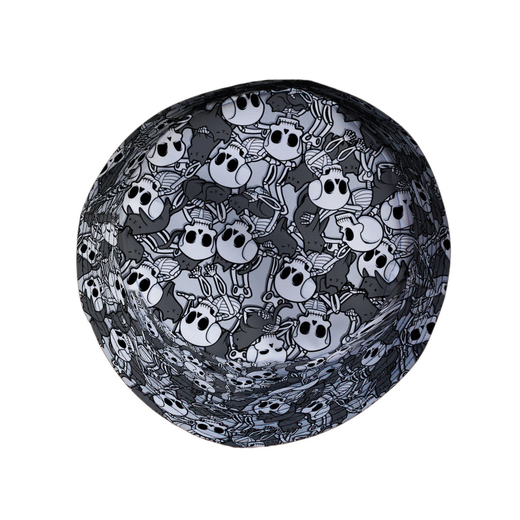 Skeleton Cat Love Bucket Hat Geek Nerd 0925 Animal Patterns Design by Tobe Fonseca