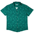 Slim Cube Toxic Green Button Up Shirt - adult sizing - Design by Ardi Tong - dnd & rpg print