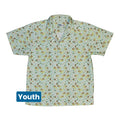 Slow Spore Trail Youth Hawaiian Shirt Geek Nerd animal patterns botany print Design by Julie Kitzes