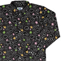 Sootsprites Anime Long Sleeve Button Up Shirt Geek Nerd adult sizing Anime Design by Heather Davenport