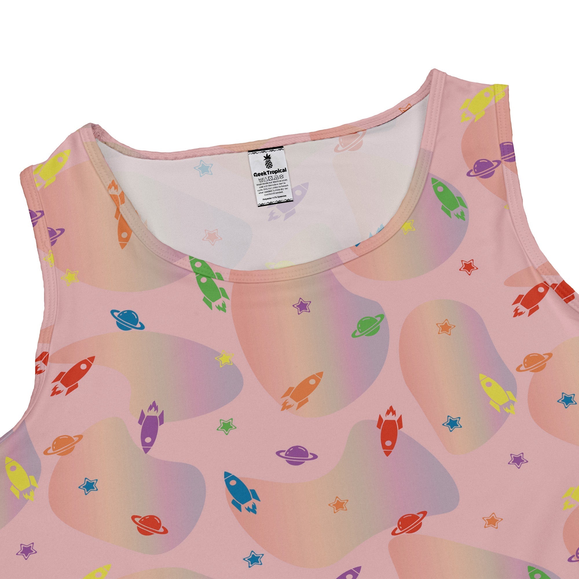 Space Pride Pink Dress Geek Nerd lx - C outer space & astronaut print Pride Patterns
