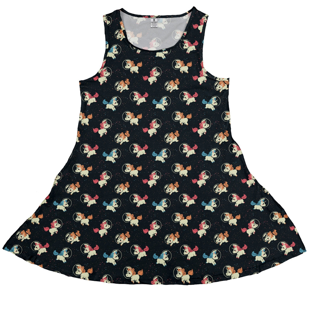 Space Unicorns Dress Geek Nerd 0925 Animal Patterns Design by Tobe Fonseca