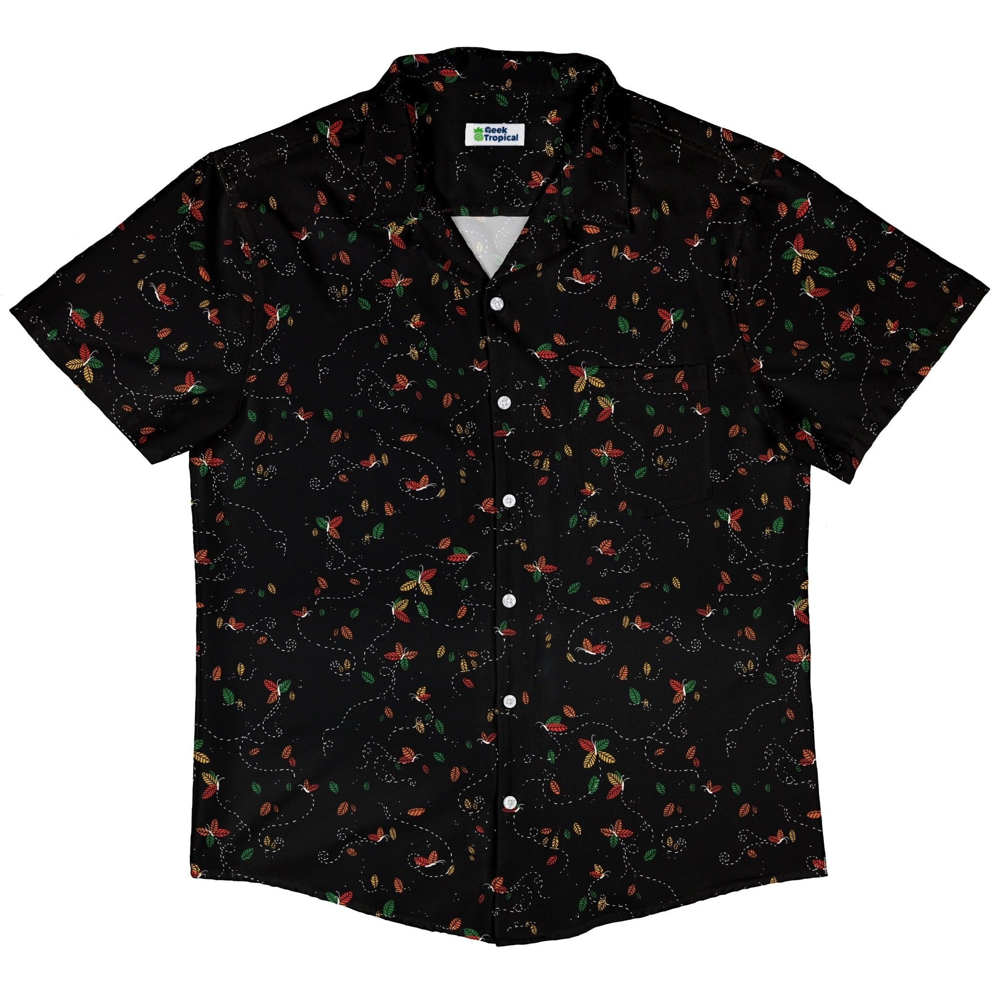 Spirit of the Season Button Up Shirt Geek Nerd 0925 adult sizing All Adult Button Up Shirts
