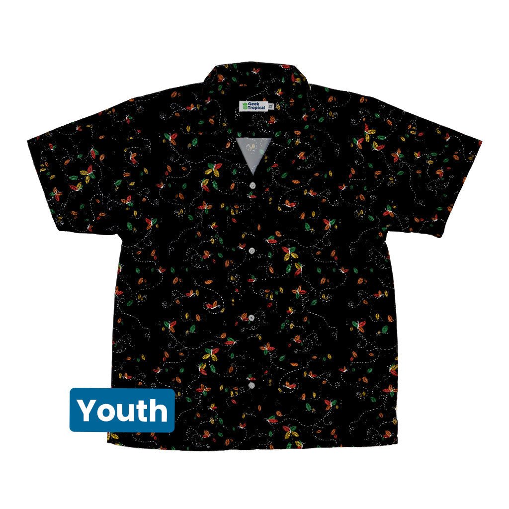 Spirit of the Season Youth Hawaiian Shirt Geek Nerd 0925 Christmas Print Design by Tobe Fonseca
