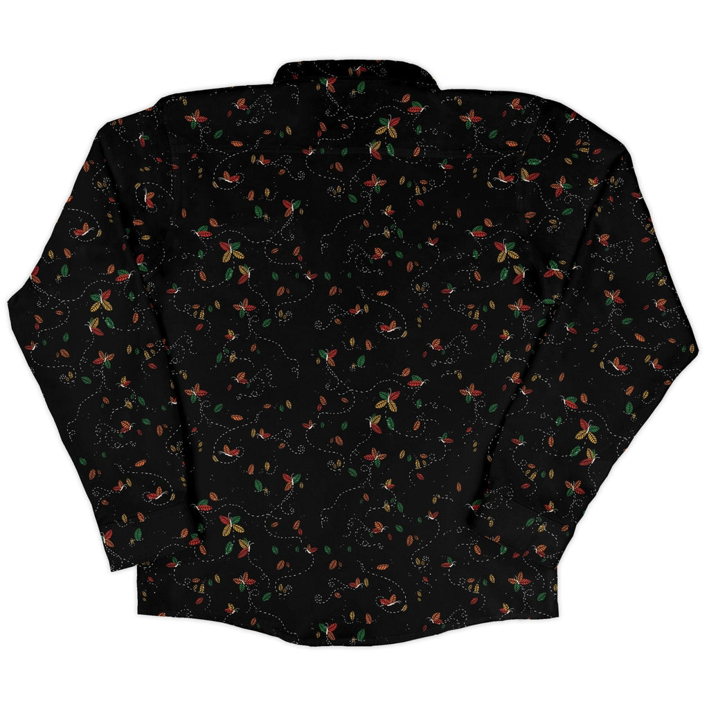 Spirit of the Season Long Sleeve Button Up Shirt Geek Nerd 0925 adult sizing All Adult Button Up Shirts