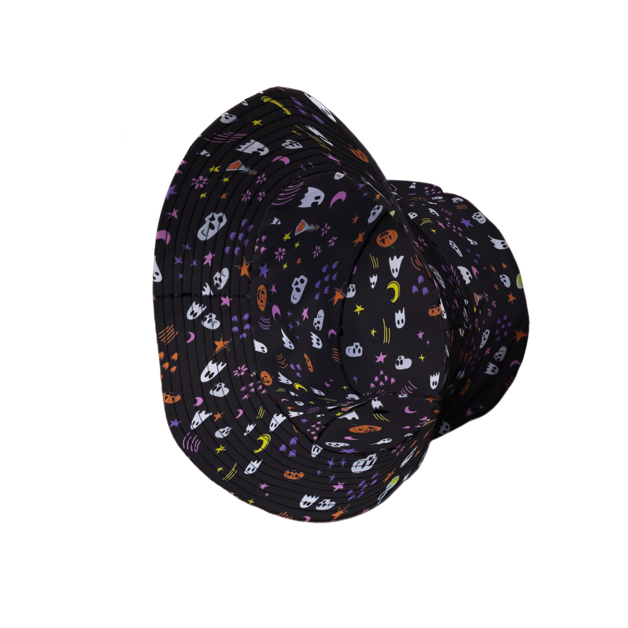 Spooky Doodles Bucket Hat Geek Nerd 0925 Design by Heather Davenport Fantasy Prints
