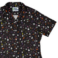 Spooky Doodles Curvy Button Up Shirt Geek Nerd 0925 All Adult Button Up Shirts Design by Heather Davenport