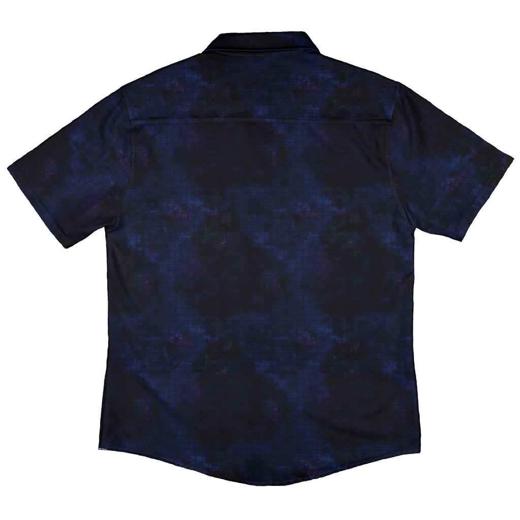 Spooky Night Battle Map Button Up Shirt Geek Nerd adult sizing halloween q4