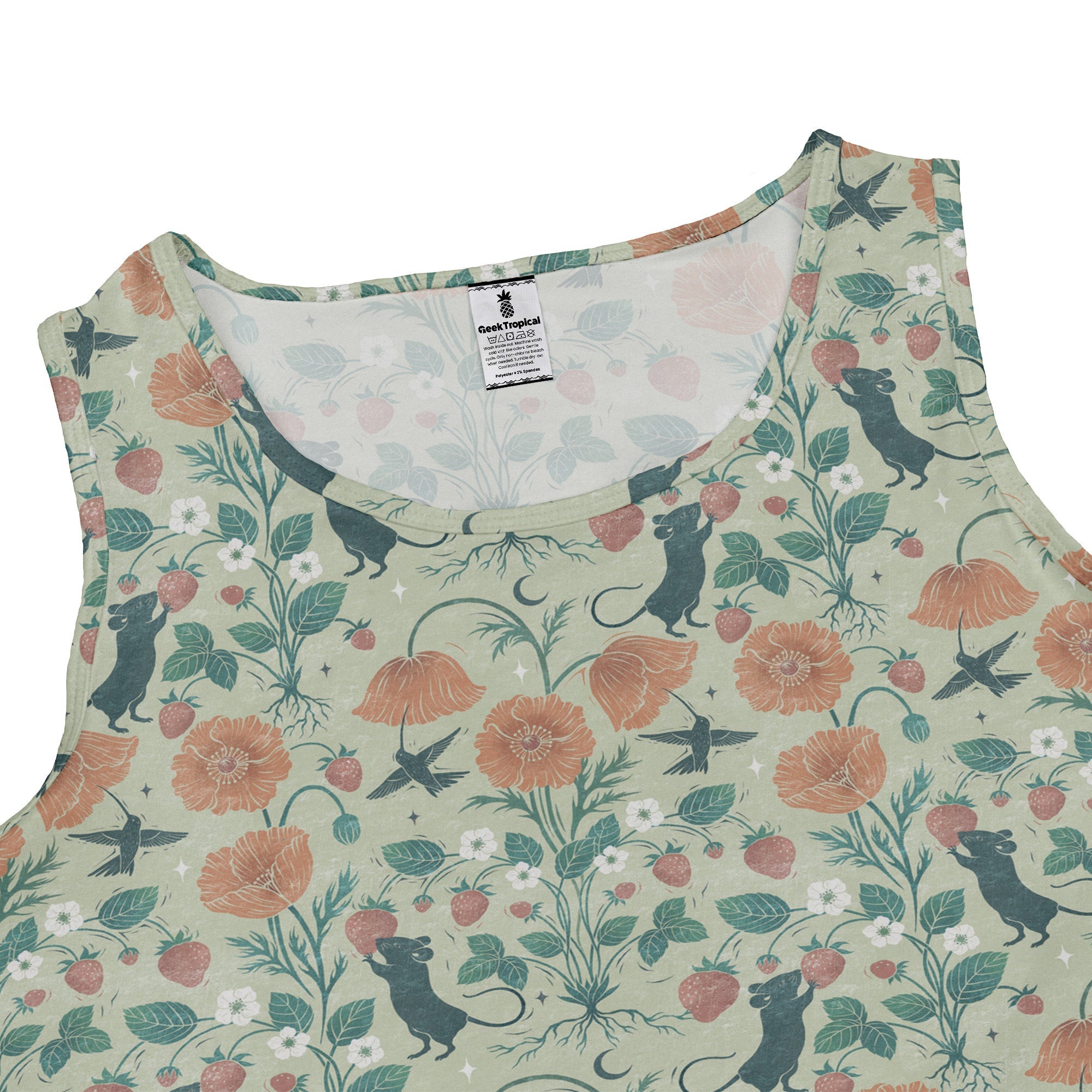 Spring Garden Dress Geek Nerd 0925 Botany Print Design by Episodic