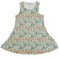 Spring Garden Dress Geek Nerd 0925 Botany Print Design by Episodic