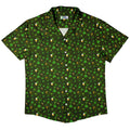 St. Patrick's Day DND Dice Button Up Shirt - adult sizing - Designs by Nathan - dnd & rpg print