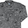 Surface of Mercury Long Sleeve Button Up Shirt Geek Nerd adult sizing Designs by Nathan FLOW DESC WRITING