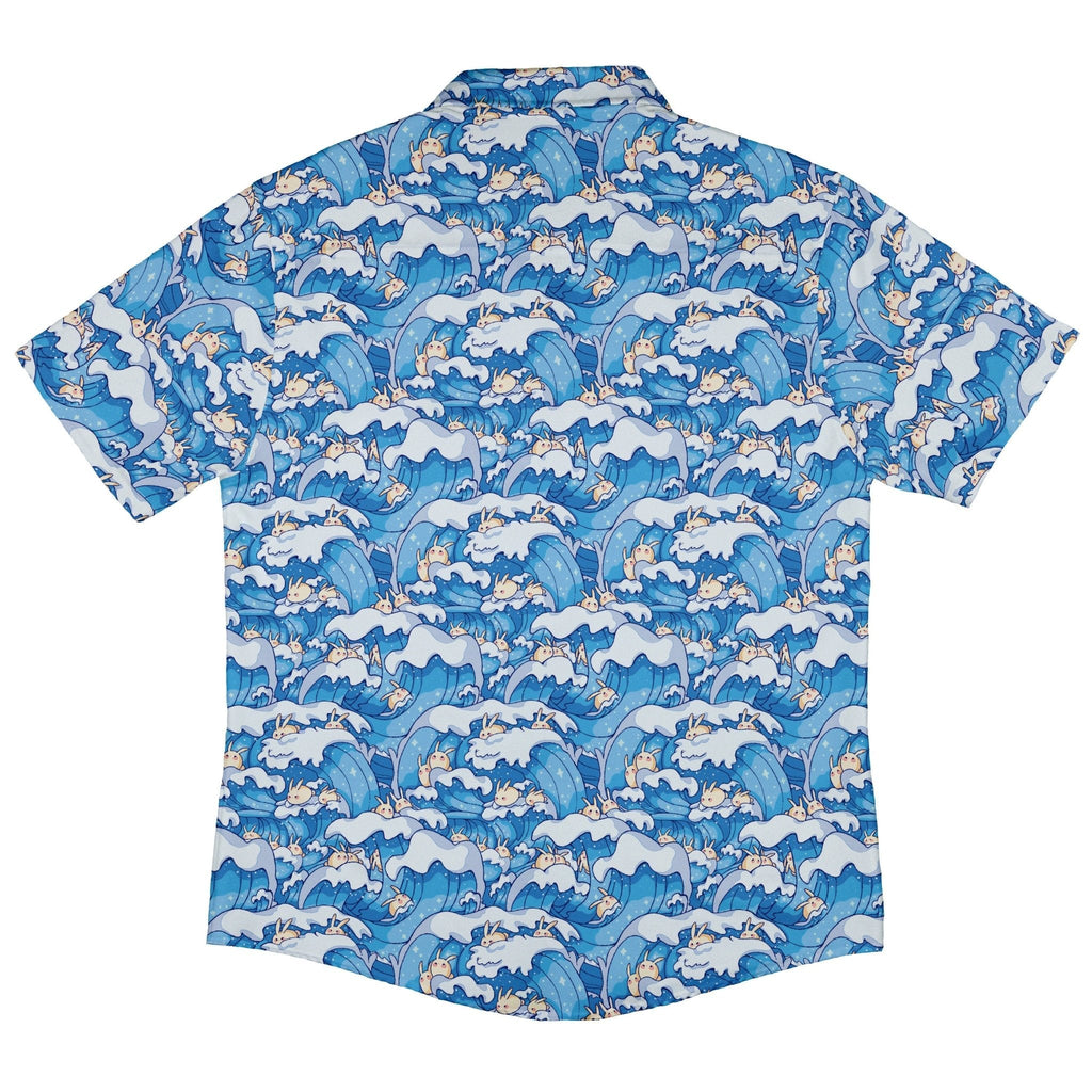 Surfer Bunnies Anime Button Up Shirt - adult sizing - Animal Patterns - Anime