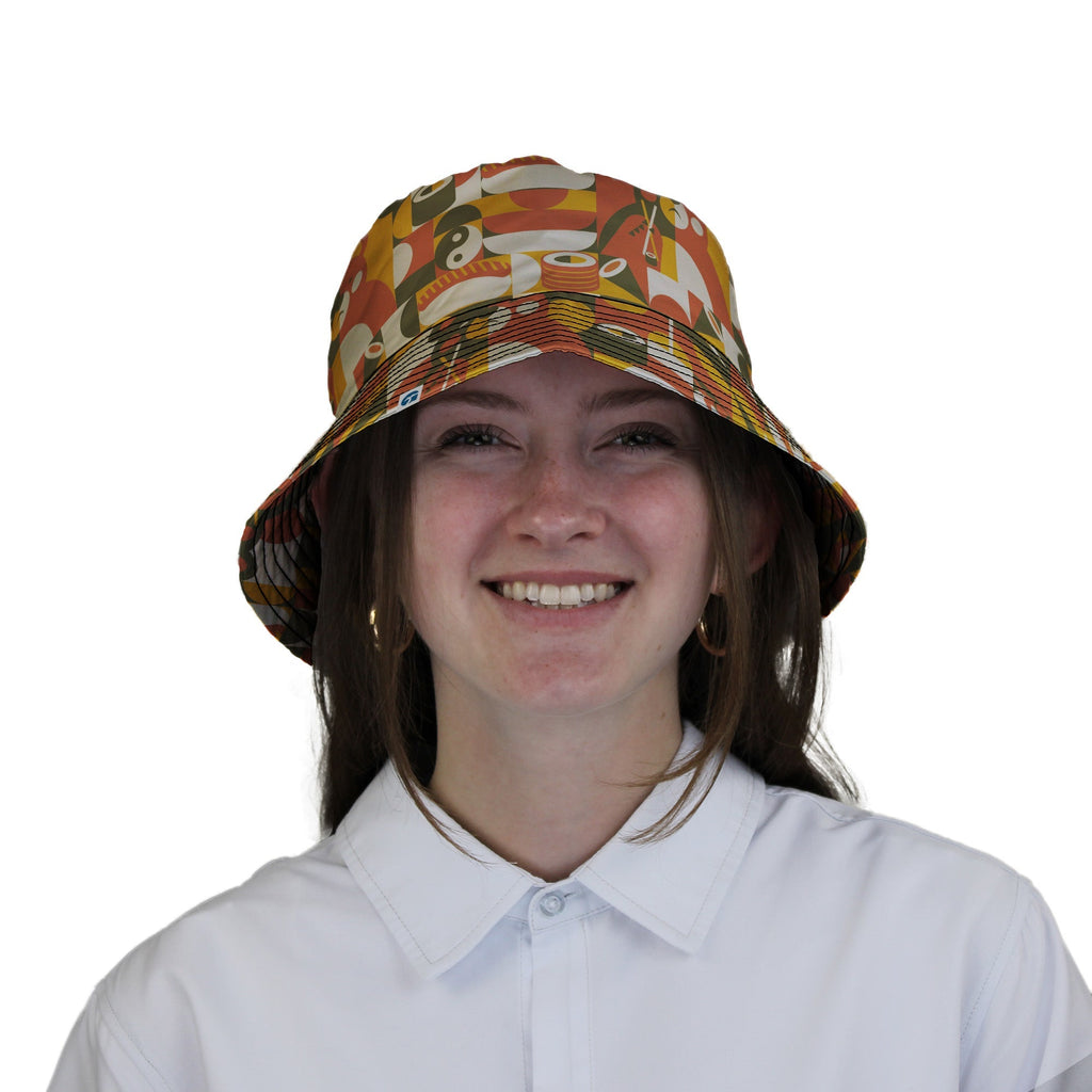 Sushi Eating Bear Anime Bucket Hat
