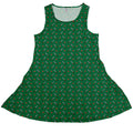 Sword And Hearts Video Game Green Dress Geek Nerd Design by Heather Davenport lx - C video game arcade print