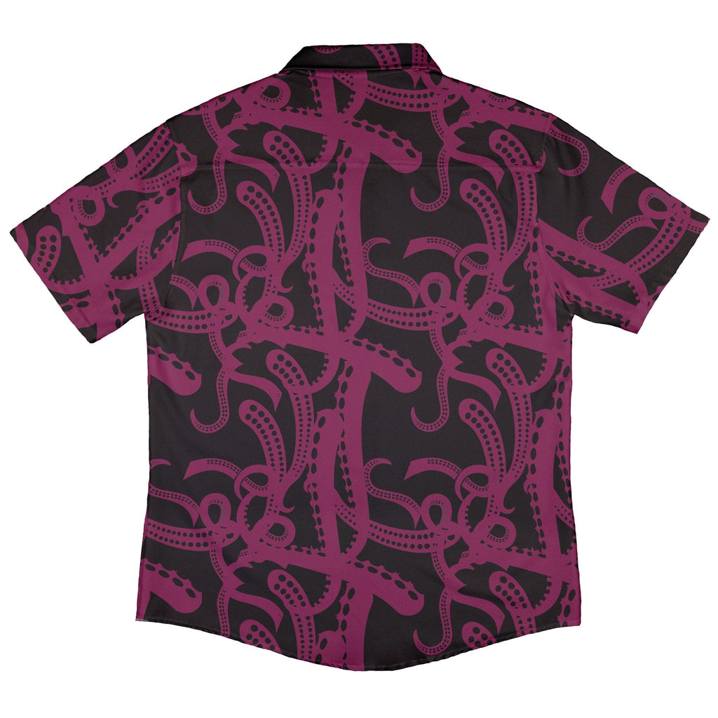 Ready - to - Ship Tentacles of Cthulhu Button Up Shirt Geek Nerd adult sizing Design by Heather Davenport Fantasy Prints