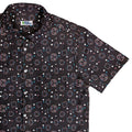 Trans Pride Flag DND Dice Button Up Shirt - adult sizing - Design by Heather Davenport - dnd & rpg print