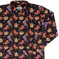 Trick or Treat Dinos Long Sleeve Button Up Shirt Geek Nerd 0925 adult sizing All Adult Button Up Shirts