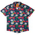 Tropical Exploding Kittens Button Up Shirt - adult sizing - Animal Patterns - board game print