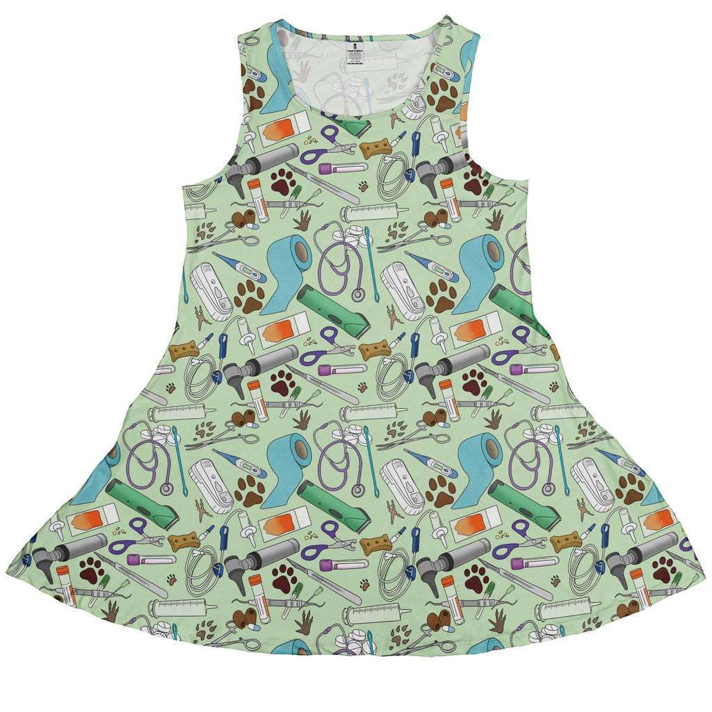 Vet Tech Dress Geek Nerd 0925 Animal Patterns Design by Julie Kitzes
