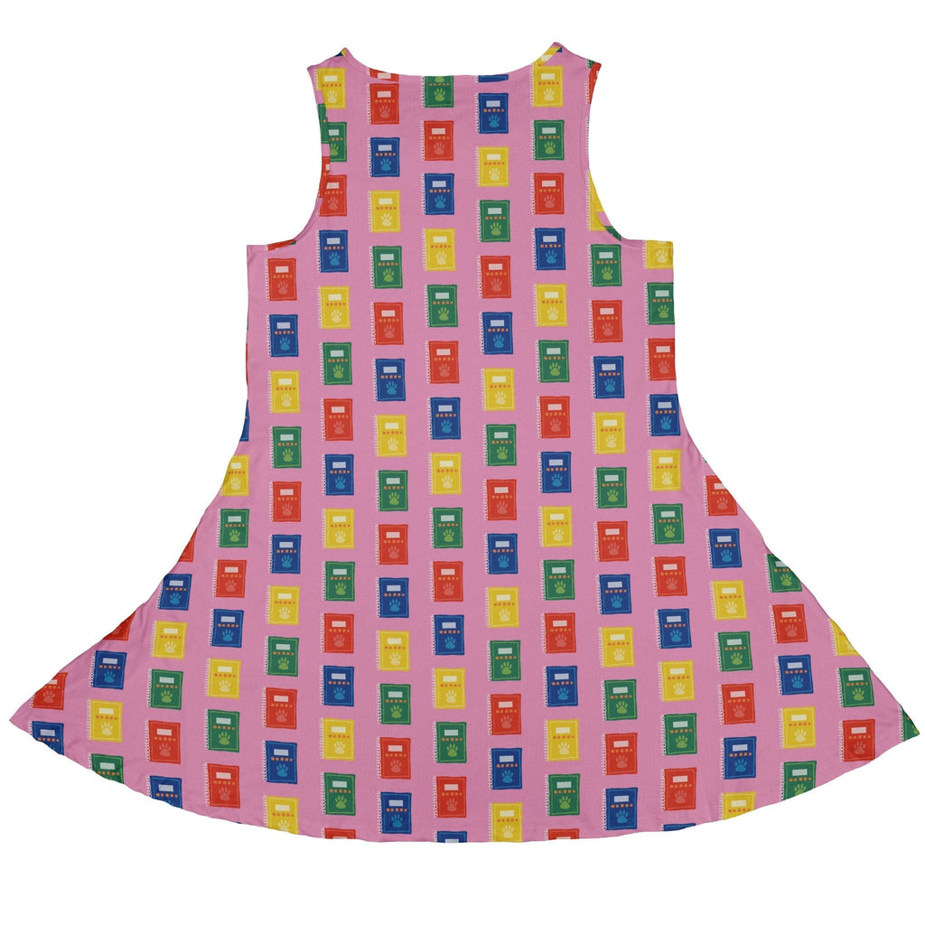 Vet Text Books Dress Geek Nerd animal patterns Design by Zirkus Design lx - C