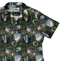 Victoria Falls Wonder Curvy Button Up Shirt Geek Nerd 0925 All Adult Button Up Shirts Animal Patterns